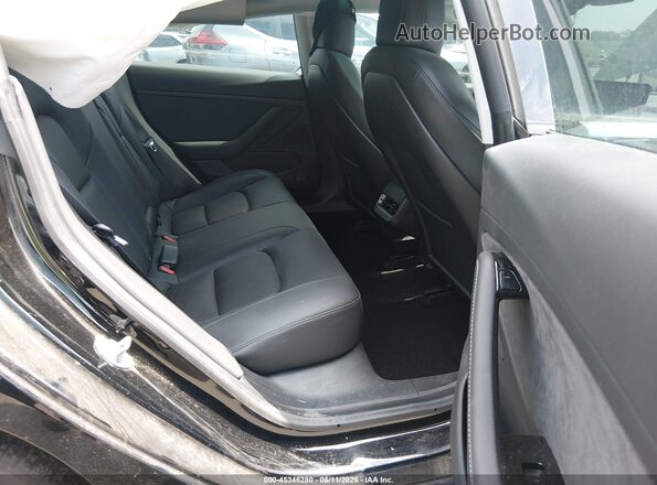 5YJ3E1EB1LF734795 2020 TESLA MODEL 3 Black Widok naklejki z numerem VIN