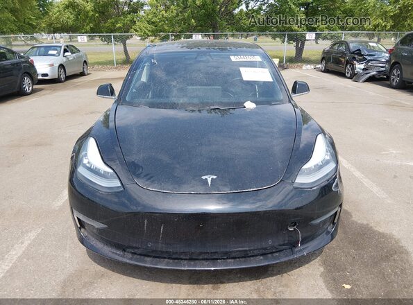 5YJ3E1EB1LF734795 2020 TESLA MODEL 3 Black Widok z tyłu