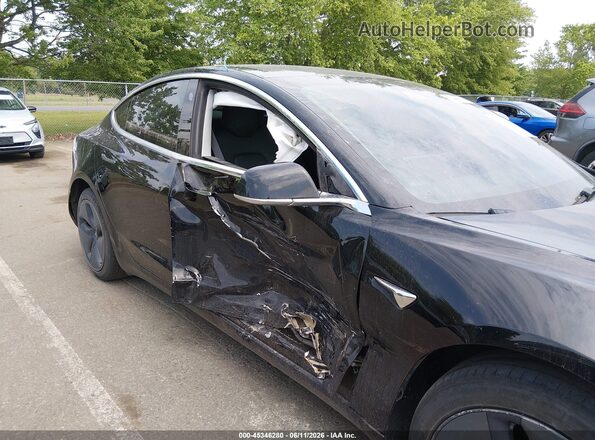 5YJ3E1EB1LF734795 2020 TESLA MODEL 3 Black Widok z przodu