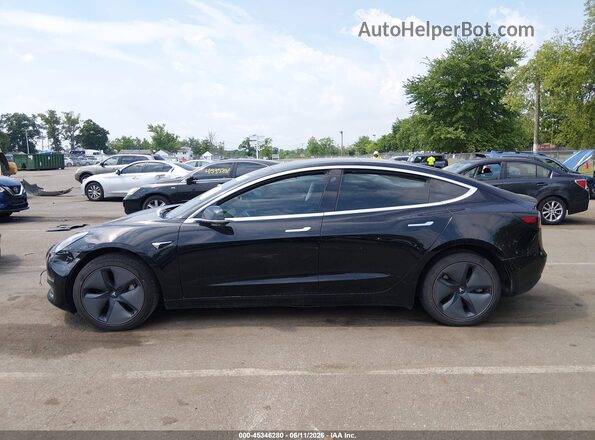 5YJ3E1EB1LF734795 2020 TESLA MODEL 3 Black Widok zestawu wskaźników