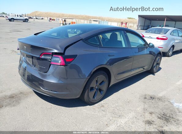 5YJ3E1EB1MF003687 2021 TESLA MODEL 3 Black Tył prawy