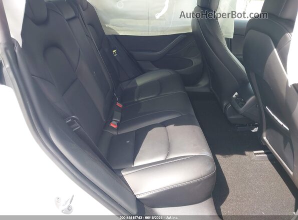 5YJ3E1EB1MF035443 2021 TESLA MODEL 3 Белый Вид наклейки с VIN-кодом