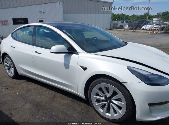5YJ3E1EB1MF035443 2021 TESLA MODEL 3 Белый Вид щитка приборов