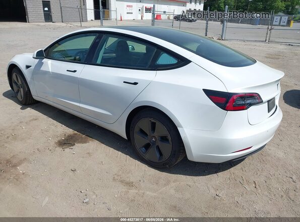 5YJ3E1EB1MF044076 2021 TESLA MODEL 3 White Հետևի ձախ