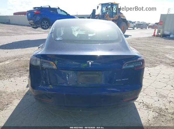 5YJ3E1EB1NF234638 2022 TESLA MODEL 3 Blue 