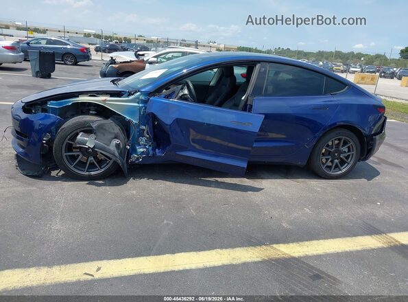 5YJ3E1EB1NF260852 2022 TESLA MODEL 3 Blue Vista frontal