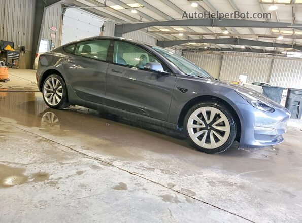 5YJ3E1EB1NF291339 2022 TESLA MODEL Серый 