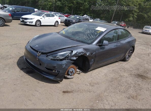 5YJ3E1EB1PF634735 2023 TESLA MODEL 3 Gray Przód lewy