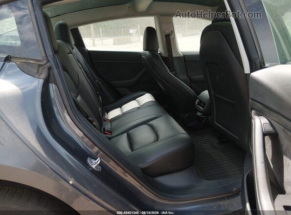 5YJ3E1EB1PF634735 2023 TESLA MODEL 3 Gray Widok naklejki z numerem VIN