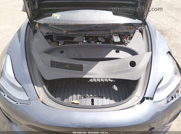 5YJ3E1EB1PF634735 2023 TESLA MODEL 3 Gray Widok z tyłu