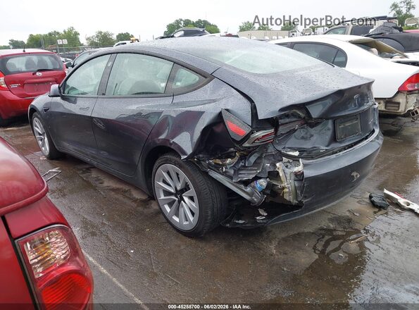 5YJ3E1EB1PF712270 2023 TESLA MODEL 3 Gray უკანა მარცხენა