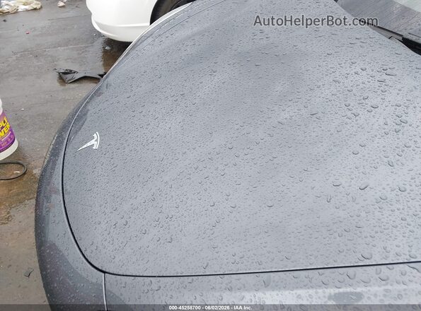 5YJ3E1EB1PF712270 2023 TESLA MODEL 3 Gray უკანა ხედი