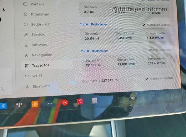 5YJ3E1EB2KF194825 2019 TESLA OTHER Черный Вид щитка приборов