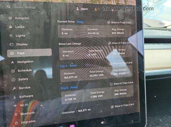 5YJ3E1EB2KF384205 2019 TESLA MODEL Black 