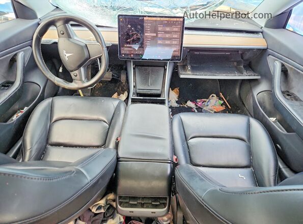 5YJ3E1EB2KF384205 2019 TESLA MODEL Black 