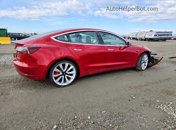 5YJ3E1EB2KF392983 2019 TESLA MODEL Red Trasero derecho