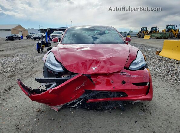 5YJ3E1EB2KF392983 2019 TESLA MODEL Red Vista frontal