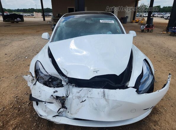 5YJ3E1EB2LF665339 2020 TESLA MODEL White Front view