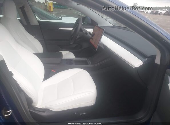 5YJ3E1EB2MF063459 2021 TESLA MODEL 3 Blue Սալոնի դիմացի տեսք