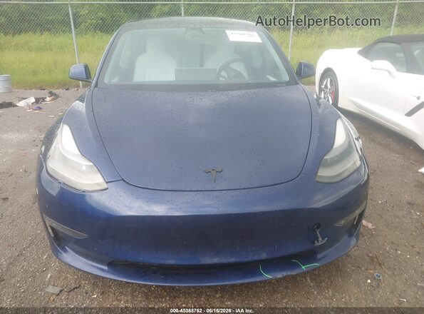 5YJ3E1EB2MF063459 2021 TESLA MODEL 3 Blue Առջևի վահանակի տեսք