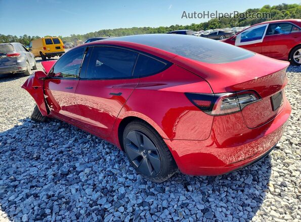 5YJ3E1EB2MF085834 2021 TESLA MODEL Red Trasero izquierdo
