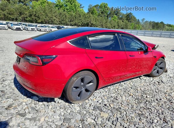 5YJ3E1EB2MF085834 2021 TESLA MODEL Red Trasero derecho