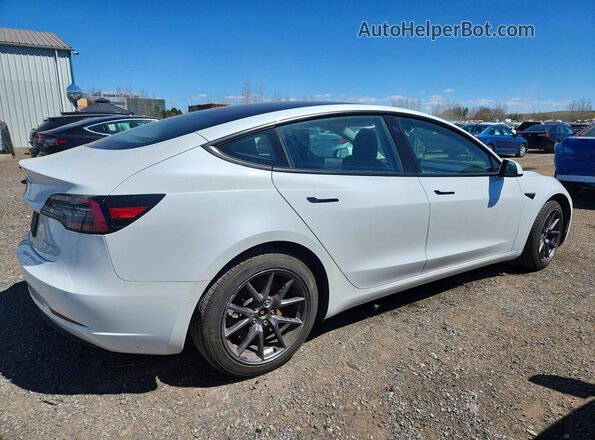 5YJ3E1EB2MF855191 2021 TESLA MODEL White Rear right