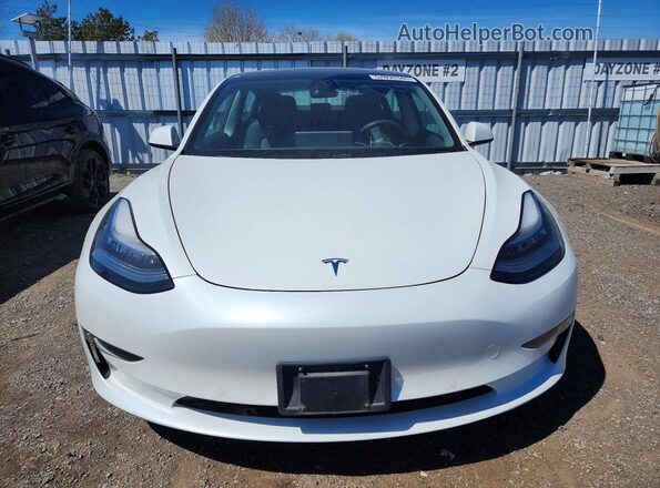 5YJ3E1EB2MF855191 2021 TESLA MODEL White Front view