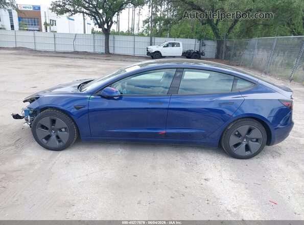 5YJ3E1EB2MF862111 2021 TESLA MODEL 3 Dark Blue 