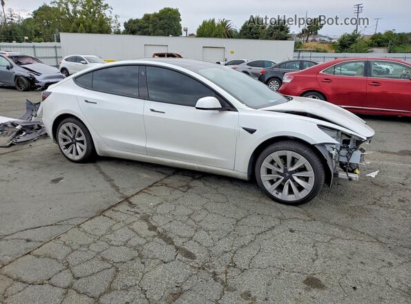 5YJ3E1EB2MF870547 2021 TESLA MODEL White 