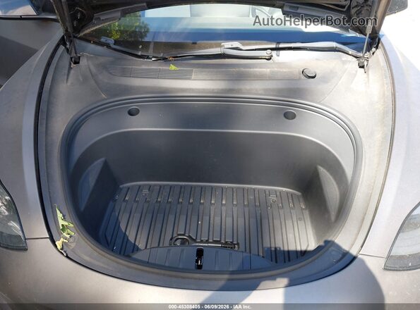 5YJ3E1EB2MF975881 2021 TESLA MODEL 3 Gray Rear view