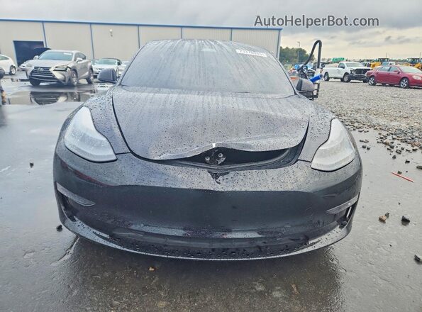 5YJ3E1EB2NF169993 2022 TESLA MODEL Black Вид спереду