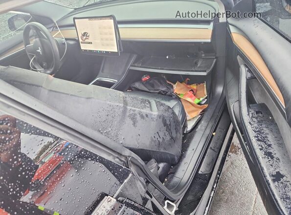 5YJ3E1EB2NF169993 2022 TESLA MODEL Black Вид панелі приладів