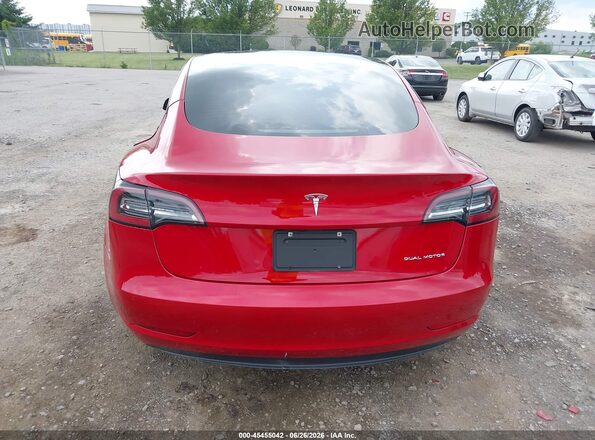 5YJ3E1EB2NF192352 2022 TESLA MODEL 3 Red 