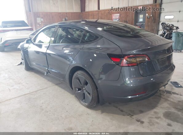 5YJ3E1EB2NF246023 2022 TESLA MODEL 3 Серый Задняя левая четверть