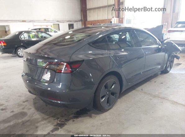 5YJ3E1EB2NF246023 2022 TESLA MODEL 3 Серый Задняя правая четверть