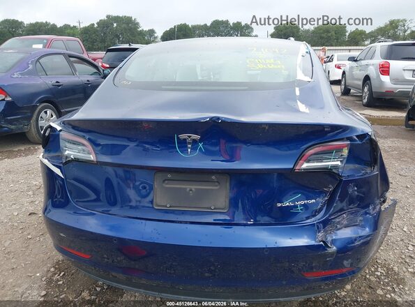 5YJ3E1EB2NF261623 2022 TESLA MODEL 3 Синий 
