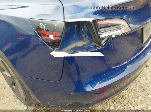 5YJ3E1EB2NF261623 2022 TESLA MODEL 3 Синий 