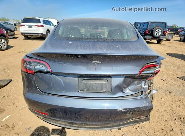 5YJ3E1EB2PF392991 2023 TESLA MODEL Серый Вид сзади