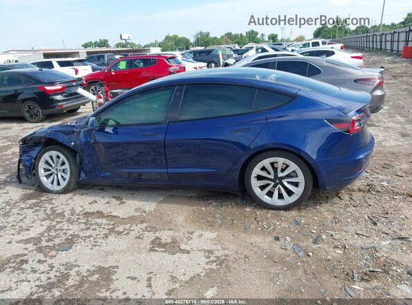 5YJ3E1EB2PF635926 2023 TESLA MODEL 3 Blue ხელსაწყოთა პანელის ხედი