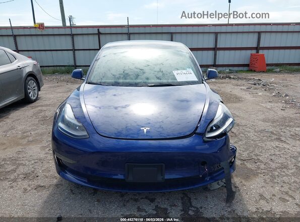 5YJ3E1EB2PF635926 2023 TESLA MODEL 3 Blue უკანა ხედი