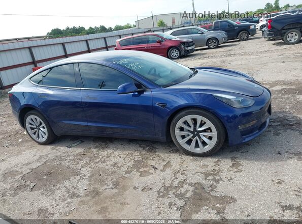 5YJ3E1EB2PF635926 2023 TESLA MODEL 3 Blue წინა პანელის ხედი