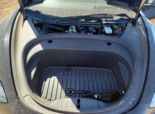 5YJ3E1EB2PF673544 2023 TESLA MODEL Black Rear interior view