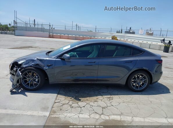 5YJ3E1EB2PF712276 2023 TESLA MODEL 3 Gray Սալոնի հետևի տեսք