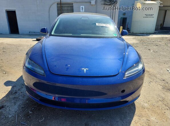 5YJ3E1EB2SF926838 2025 TESLA MODEL Blue 