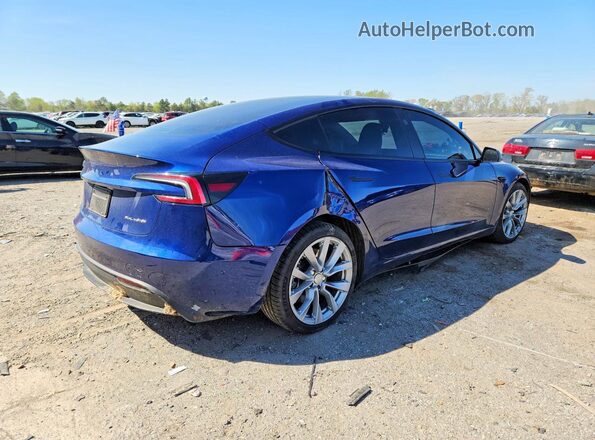 5YJ3E1EB2SF926838 2025 TESLA MODEL Blue 