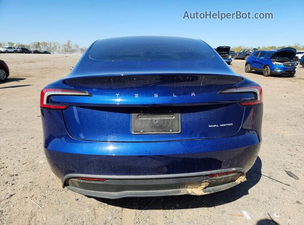 5YJ3E1EB2SF926838 2025 TESLA MODEL Blue 