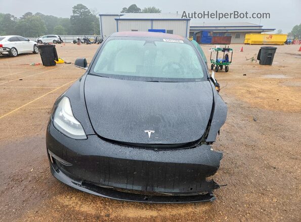 5YJ3E1EB3JF135054 2018 TESLA MODEL Black Вид спереду