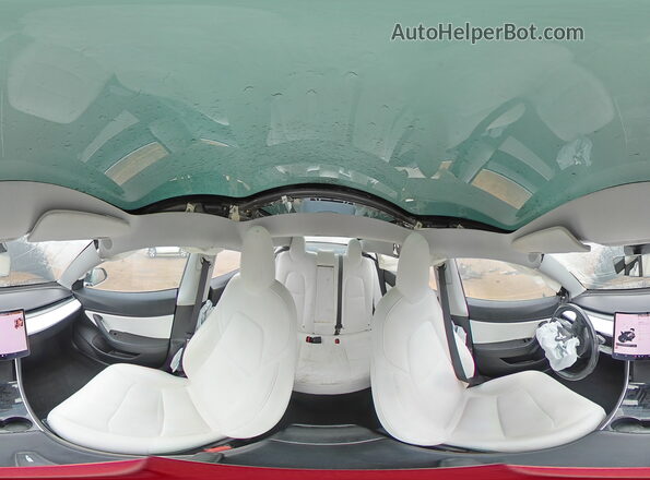 5YJ3E1EB3JF135054 2018 TESLA MODEL Black Панорамний вид салону 360°