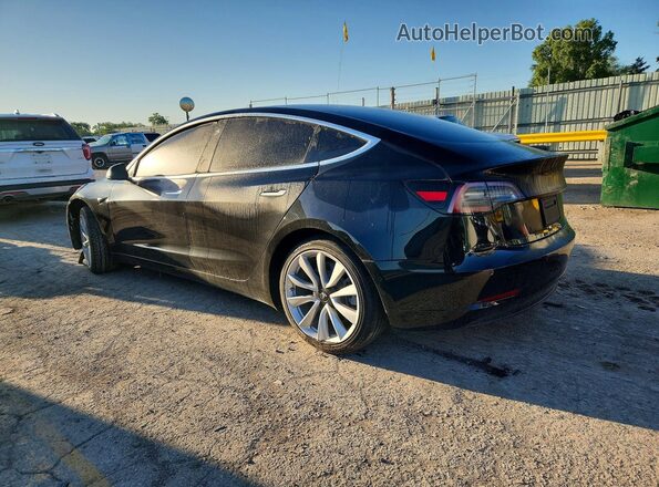 5YJ3E1EB3KF213950 2019 TESLA MODEL Black Trasero izquierdo